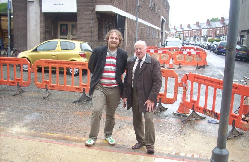 Robert and Bob by some of the work already done