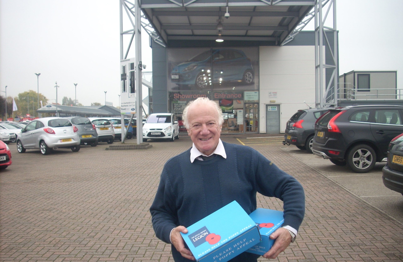 Bob by the Heartlands Ford site